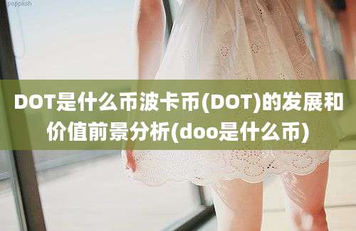 DOT是什么币波卡币(DOT)的发展和价值前景分析(doo是什么币)