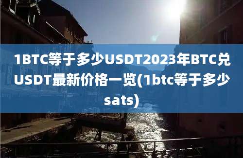 1BTC等于多少USDT2023年BTC兑USDT最新价格一览(1btc等于多少sats)