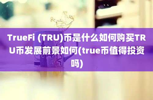 TrueFi (TRU)币是什么如何购买TRU币发展前景如何(true币值得投资吗)