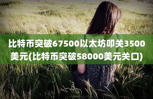 比特币突破67500以太坊叩关3500美元(比特币突破58000美元关口)