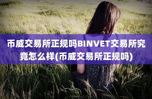 币威交易所正规吗BINVET交易所究竟怎么样(币威交易所正规吗)