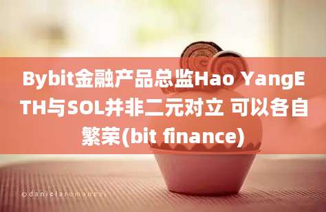 Bybit金融产品总监Hao YangETH与SOL并非二元对立 可以各自繁荣(bit finance)