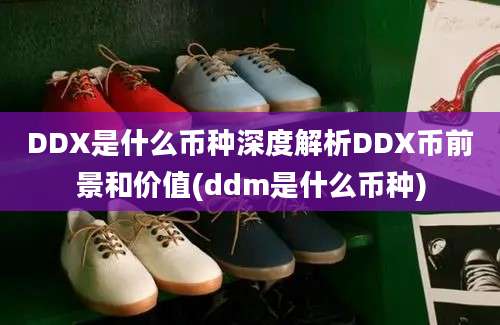 DDX是什么币种深度解析DDX币前景和价值(ddm是什么币种)