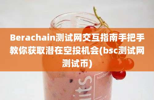 Berachain测试网交互指南手把手教你获取潜在空投机会(bsc测试网测试币)