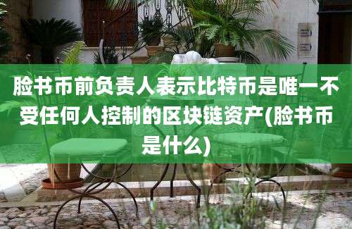 脸书币前负责人表示比特币是唯一不受任何人控制的区块链资产(脸书币是什么)