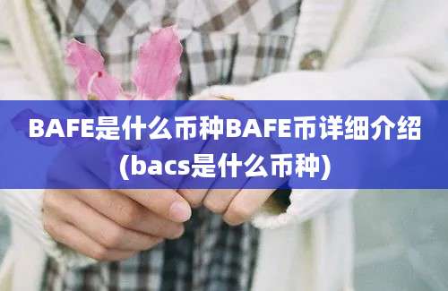 BAFE是什么币种BAFE币详细介绍(bacs是什么币种)