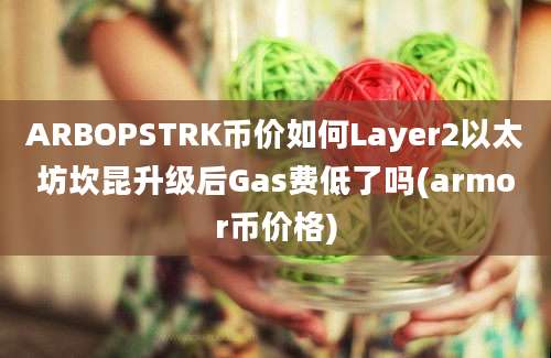 ARBOPSTRK币价如何Layer2以太坊坎昆升级后Gas费低了吗(armor币价格)