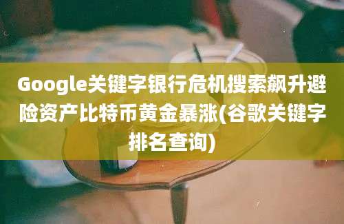 Google关键字银行危机搜索飙升避险资产比特币黄金暴涨(谷歌关键字排名查询)