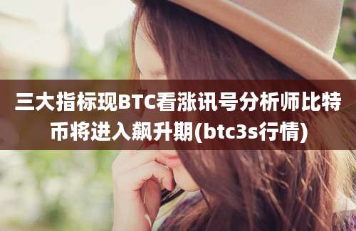 三大指标现BTC看涨讯号分析师比特币将进入飙升期(btc3s行情)