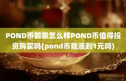 POND币前景怎么样POND币值得投资购买吗(pond币能涨到1元吗)