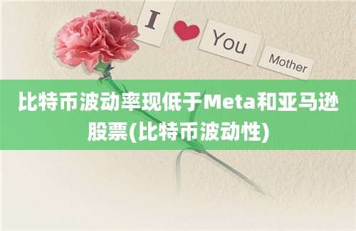 比特币波动率现低于Meta和亚马逊股票(比特币波动性)