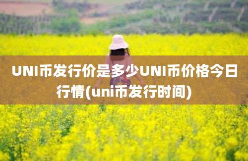 UNI币发行价是多少UNI币价格今日行情(uni币发行时间)