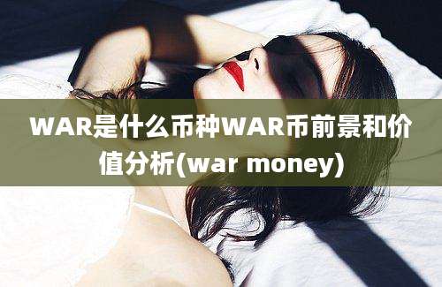 WAR是什么币种WAR币前景和价值分析(war money)