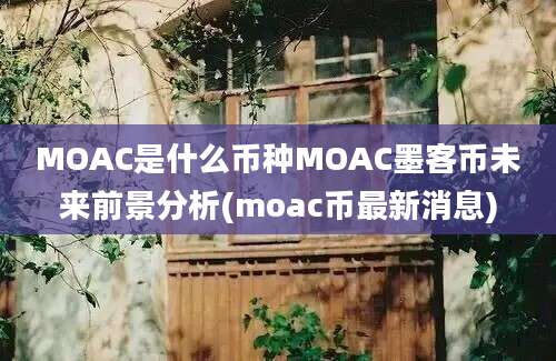 MOAC是什么币种MOAC墨客币未来前景分析(moac币最新消息)