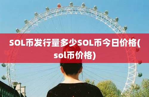 SOL币发行量多少SOL币今日价格(sol币价格)