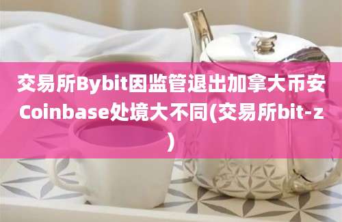 交易所Bybit因监管退出加拿大币安Coinbase处境大不同(交易所bit-z)