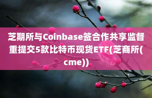 芝期所与Coinbase签合作共享监督重提交5款比特币现货ETF(芝商所(cme))