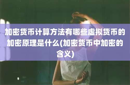 加密货币计算方法有哪些虚拟货币的加密原理是什么(加密货币中加密的含义)