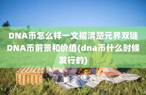 DNA币怎么样一文搞清楚元界双链DNA币前景和价值(dna币什么时候发行的)