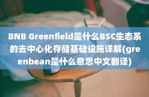 BNB Greenfield是什么BSC生态系的去中心化存储基础设施详解(greenbean是什么意思中文翻译)