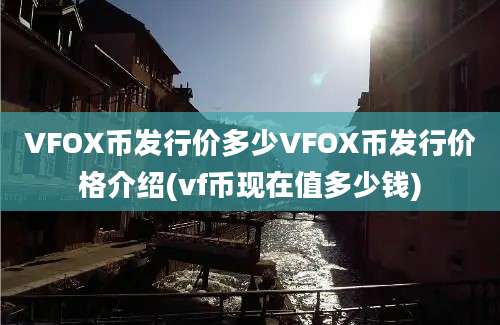 VFOX币发行价多少VFOX币发行价格介绍(vf币现在值多少钱)