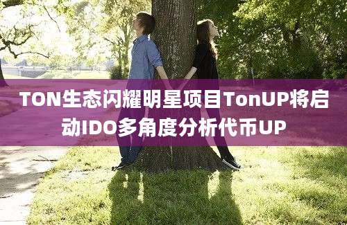 TON生态闪耀明星项目TonUP将启动IDO多角度分析代币UP