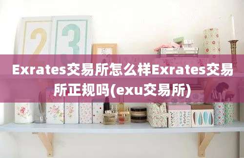 Exrates交易所怎么样Exrates交易所正规吗(exu交易所)