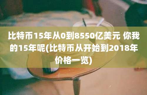 比特币15年从0到8550亿美元 你我的15年呢(比特币从开始到2018年价格一览)