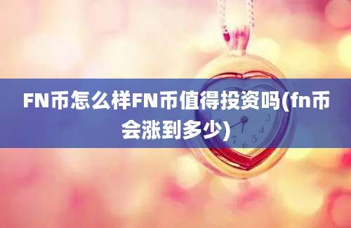 FN币怎么样FN币值得投资吗(fn币会涨到多少)