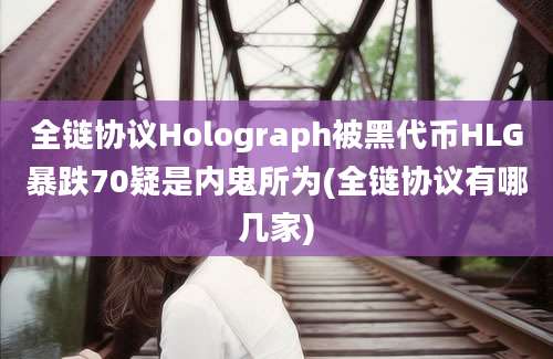 全链协议Holograph被黑代币HLG暴跌70疑是内鬼所为(全链协议有哪几家)