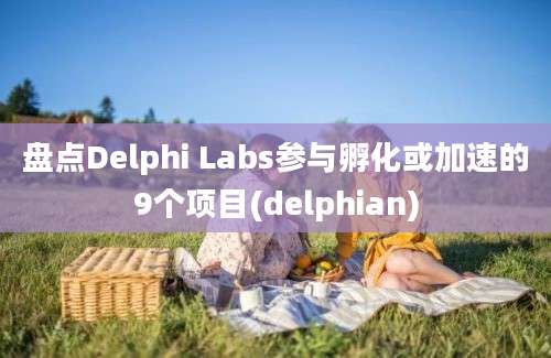 盘点Delphi Labs参与孵化或加速的9个项目(delphian)