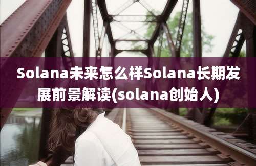 Solana未来怎么样Solana长期发展前景解读(solana创始人)