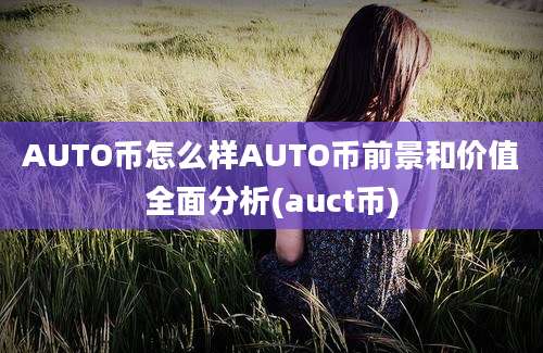 AUTO币怎么样AUTO币前景和价值全面分析(auct币)