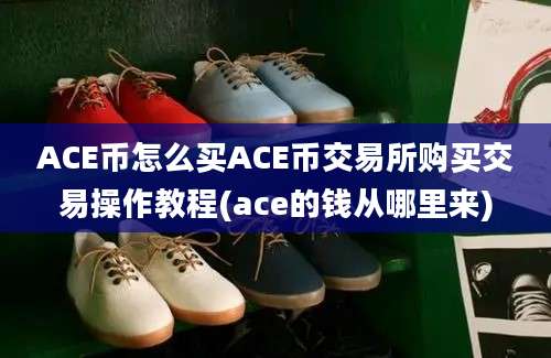 ACE币怎么买ACE币交易所购买交易操作教程(ace的钱从哪里来)