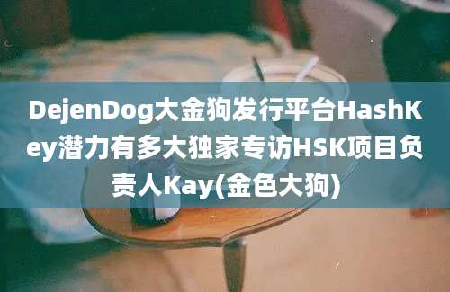 DejenDog大金狗发行平台HashKey潜力有多大独家专访HSK项目负责人Kay(金色大狗)