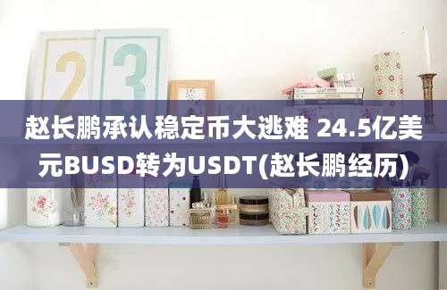 赵长鹏承认稳定币大逃难 24.5亿美元BUSD转为USDT(赵长鹏经历)