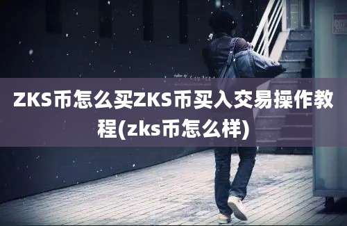 ZKS币怎么买ZKS币买入交易操作教程(zks币怎么样)