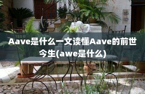 Aave是什么一文读懂Aave的前世今生(awe是什么)