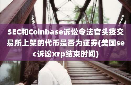 SEC和Coinbase诉讼令法官头疼交易所上架的代币是否为证券(美国sec诉讼xrp结束时间)