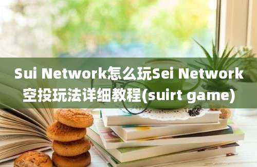 Sui Network怎么玩Sei Network空投玩法详细教程(suirt game)