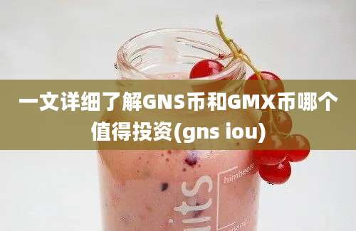 一文详细了解GNS币和GMX币哪个值得投资(gns iou)