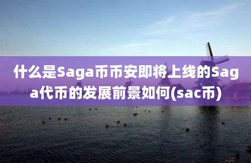 什么是Saga币币安即将上线的Saga代币的发展前景如何(sac币)