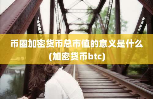 币圈加密货币总市值的意义是什么(加密货币btc)