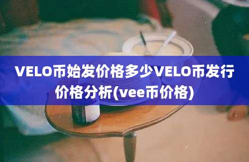 VELO币始发价格多少VELO币发行价格分析(vee币价格)