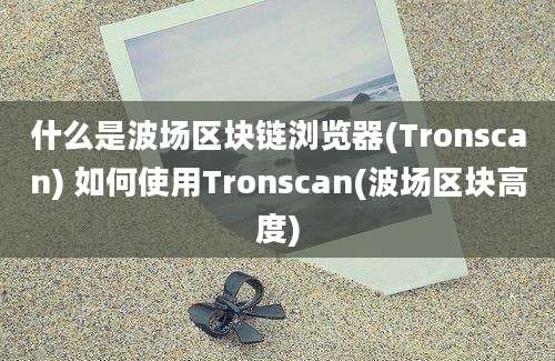 什么是波场区块链浏览器(Tronscan) 如何使用Tronscan(波场区块高度)