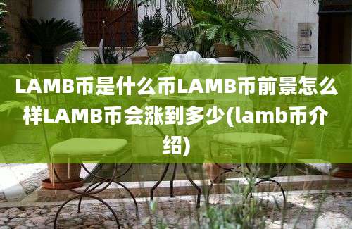 LAMB币是什么币LAMB币前景怎么样LAMB币会涨到多少(lamb币介绍)