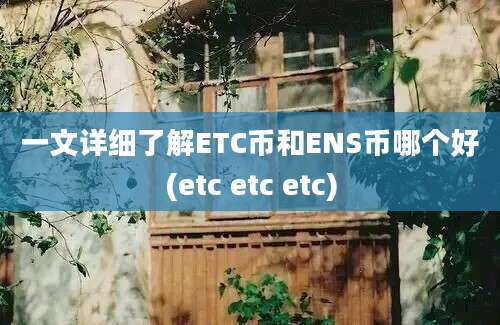 一文详细了解ETC币和ENS币哪个好(etc etc etc)