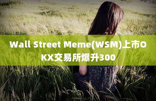 Wall Street Meme(WSM)上市OKX交易所爆升300