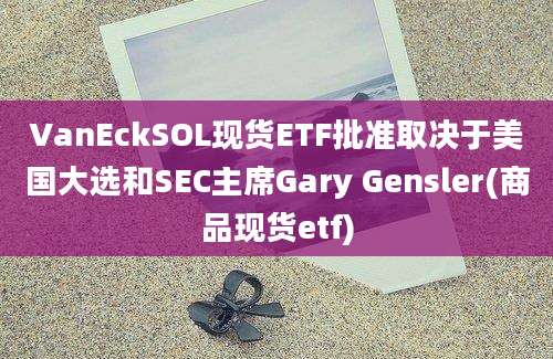 VanEckSOL现货ETF批准取决于美国大选和SEC主席Gary Gensler(商品现货etf)