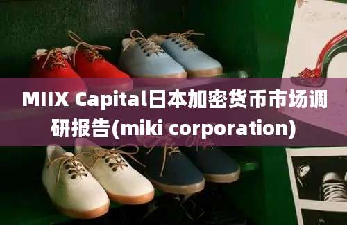 MIIX Capital日本加密货币市场调研报告(miki corporation)